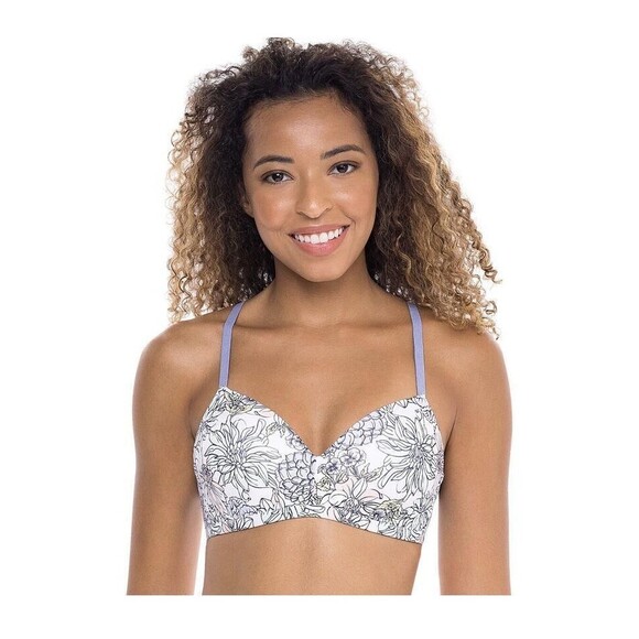 Kindly Other - KINDLY Multicolored Floral Sz 38DD Adjustable Straps Wire Free Padded Bra